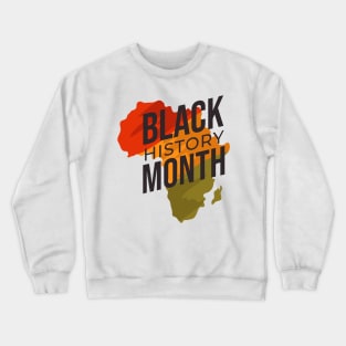 Black history month Africa Crewneck Sweatshirt